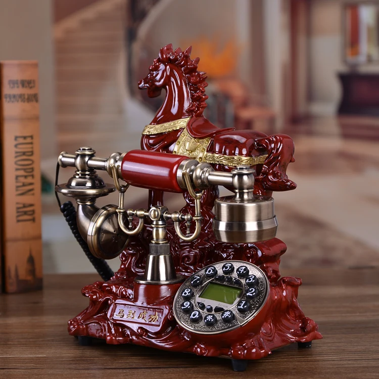 Европейский стиль ретро Модный античный домашний телефон подлинное Специальное