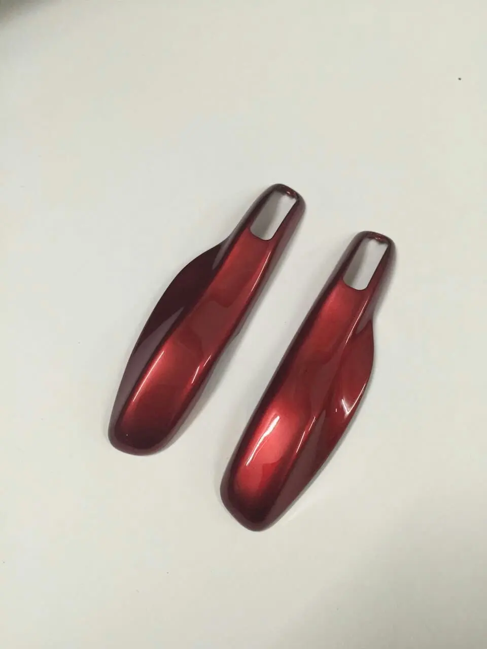 Блестящий металлический красный чехол книжка для ключа с дистанционным