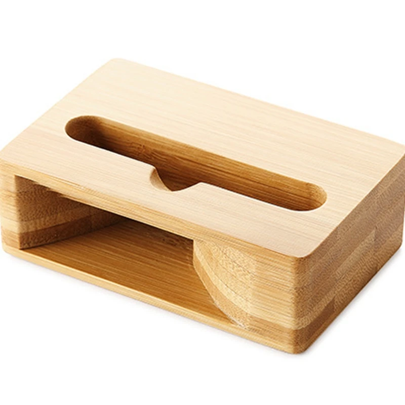 HTMOTXY Mobile Phone Loudspeaker Speaker For Iphone Sony Wooden Holder Sound Amplifier Bamboo Bracket Wood desktop Stand Support