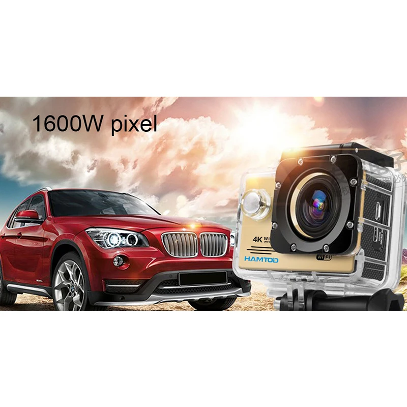HAMTOD HF60 Pro 4K WiFi Экшн камера 2 0 дюймов ЖК дисплей Дайвинг Водонепроницаемая мини
