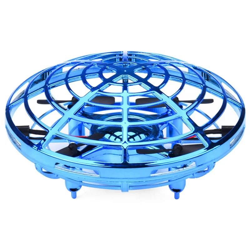 KUONGSHUN Anti-collision Hand UFO Ball Flying Aircraft RC Toys Hand-Controlled Suspension Induction Drone For Child | Электронные