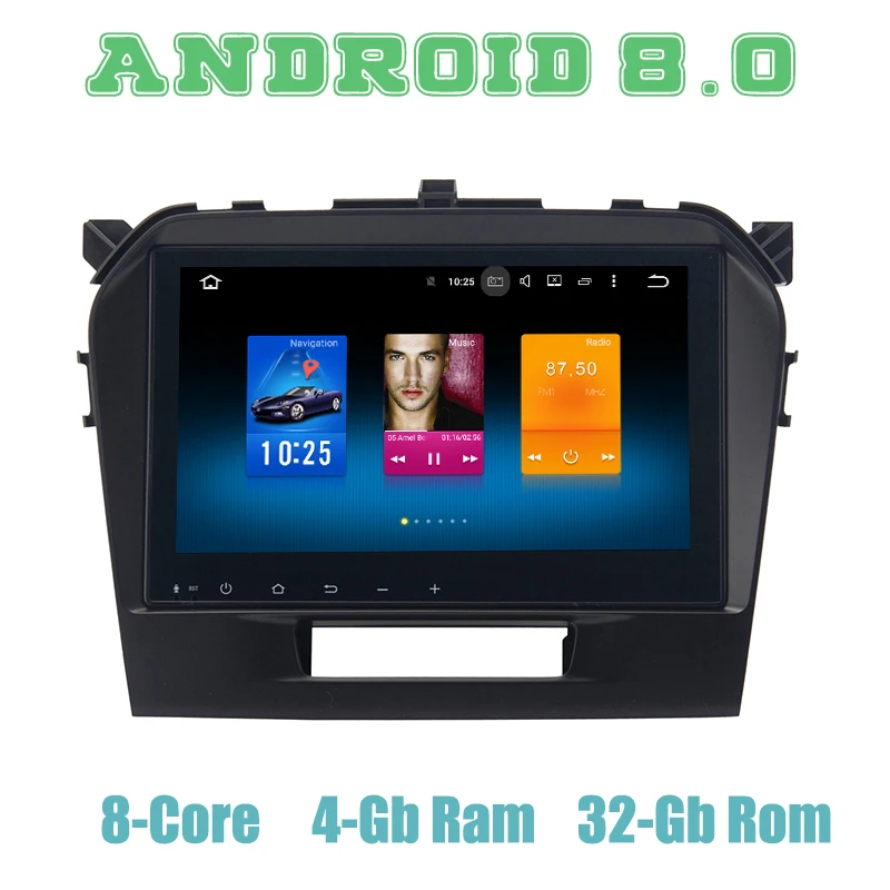 Android 9 0 Автомобильный GPS радио плеер для Suzuki vitara 2016 2018 с восьмиядерным процессором