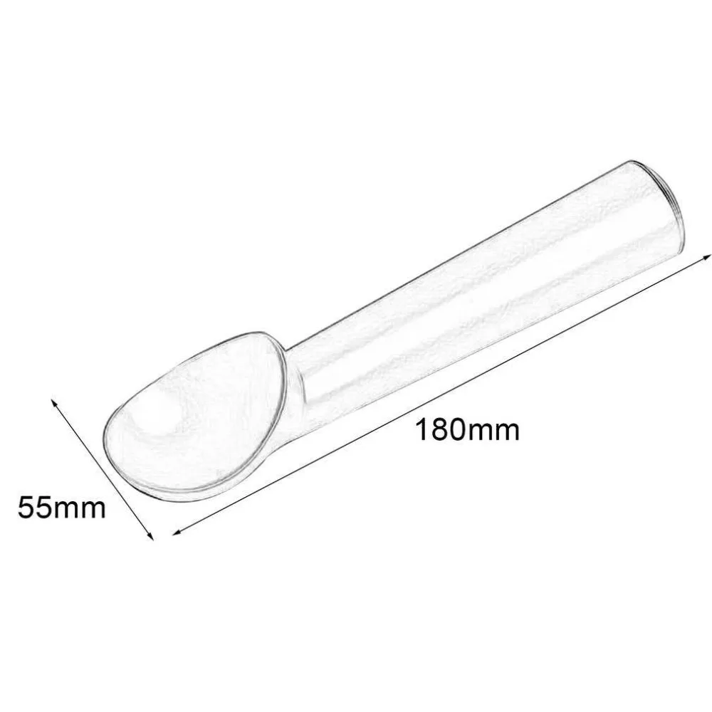 2017 18cm Aluminum Alloy Ice Cream Scoop Spoon Portable Kitchen Tool Practical Non-Stick Anti-Freeze Accessories |