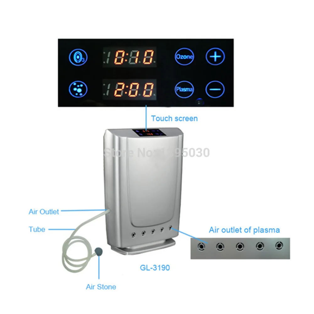 

Multi-functional Ozone Sterilizer Vegetable Pesticides Machine Portable Air Purifier with Purification Remote Control GL-3190