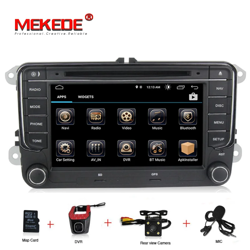 Новинка! Автомобильный DVD плеер Android 8 1 2DIN радио аудио для Skoda Golf B7 Rapid Yeti Superb Touran polo