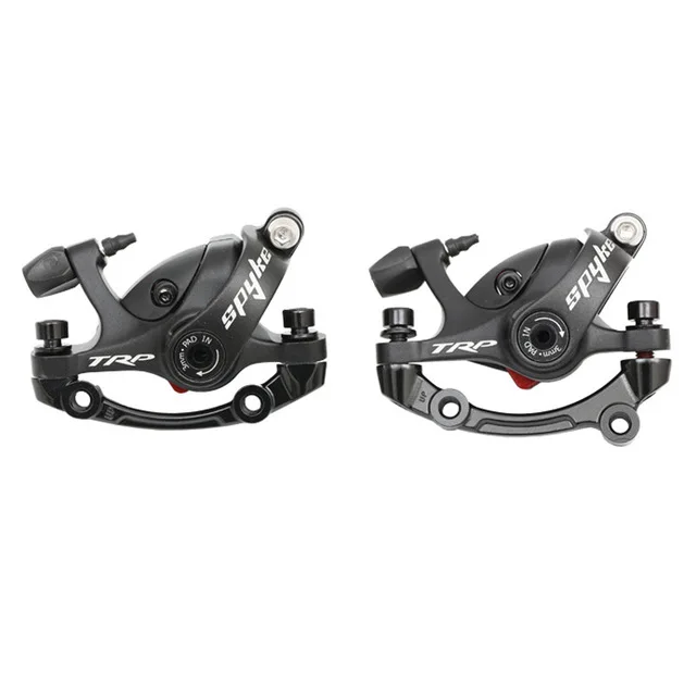 pair no rotor TRP Spyke сплав механический дисковый тормозной суппорт SPYKE передний/задний/пара w/or w/o 160 мм ротор с адаптером винты - Цвет: pair no rotor