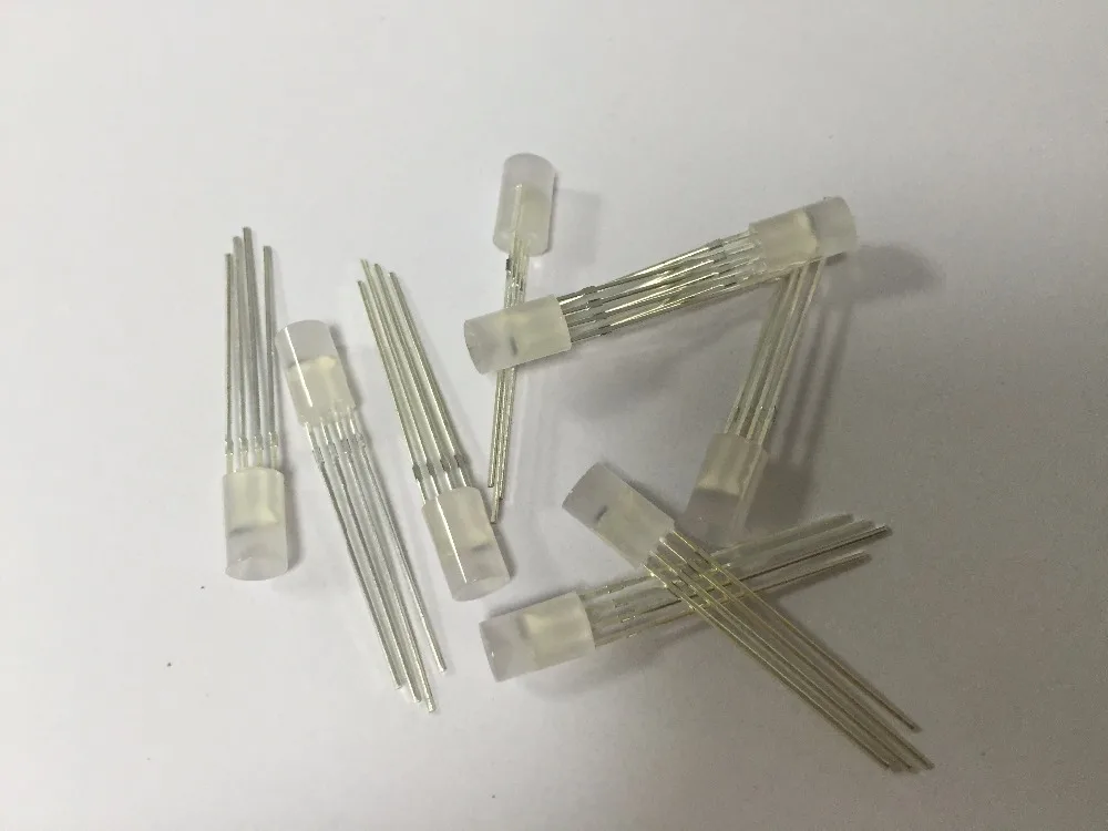 Плоская шляпа WS2812D 5 мм RGB WS2811 светодиодов полный цвет с IC встроенный|led strip 5m rgb|led 5050