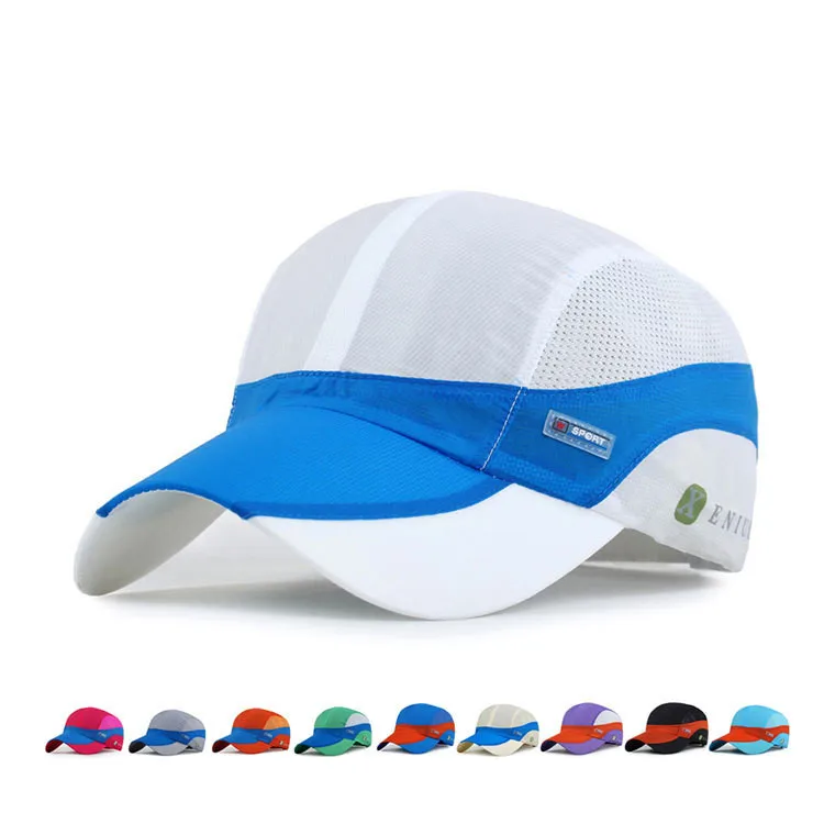 Летние Стильные быстросохнущие бейсболки для мужчин и женщин с сеткой An ti UV snapback