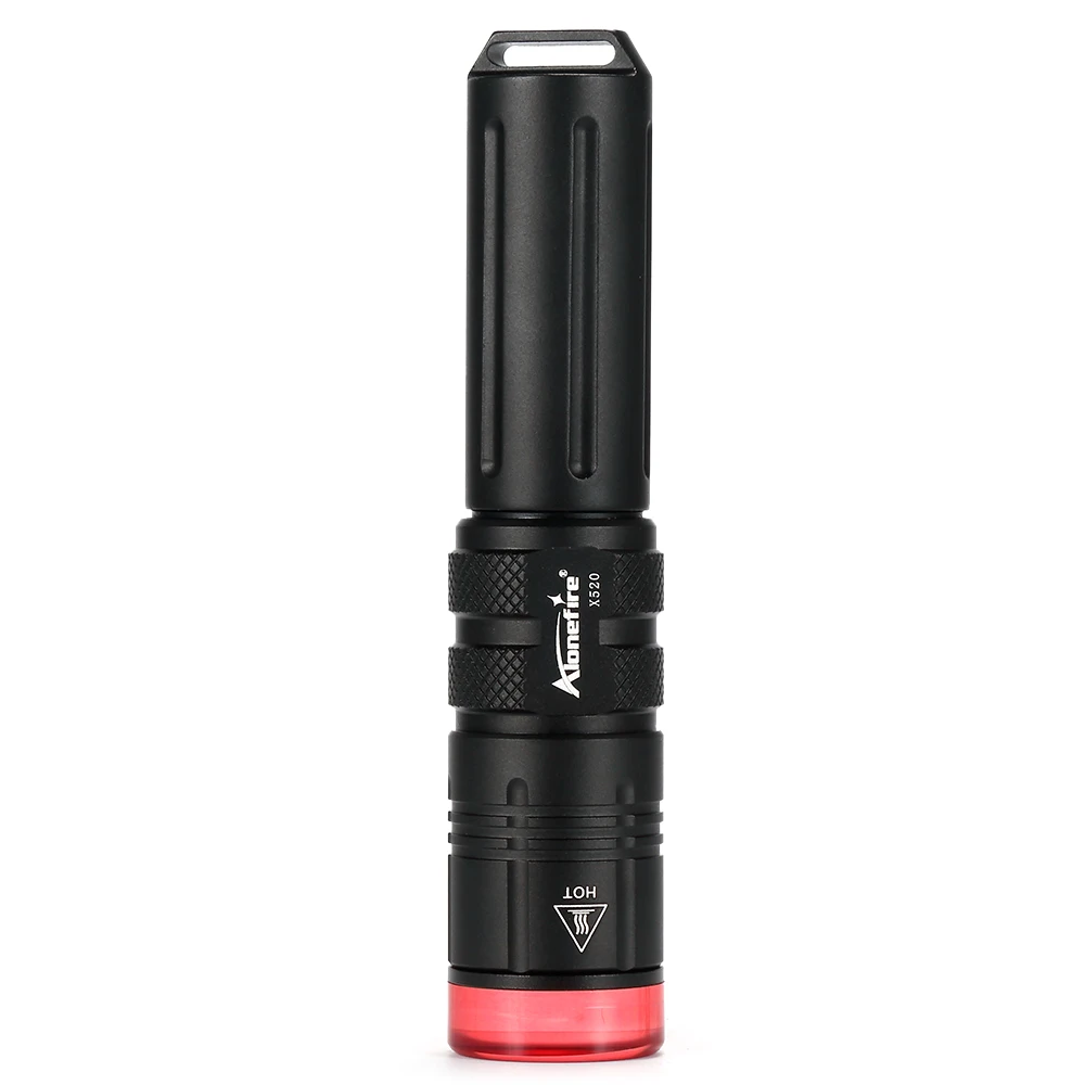 AloneFire X520 фонарик для дайвинга 18650 фонарь Мощный Cree светодиодный XM L2 подводный