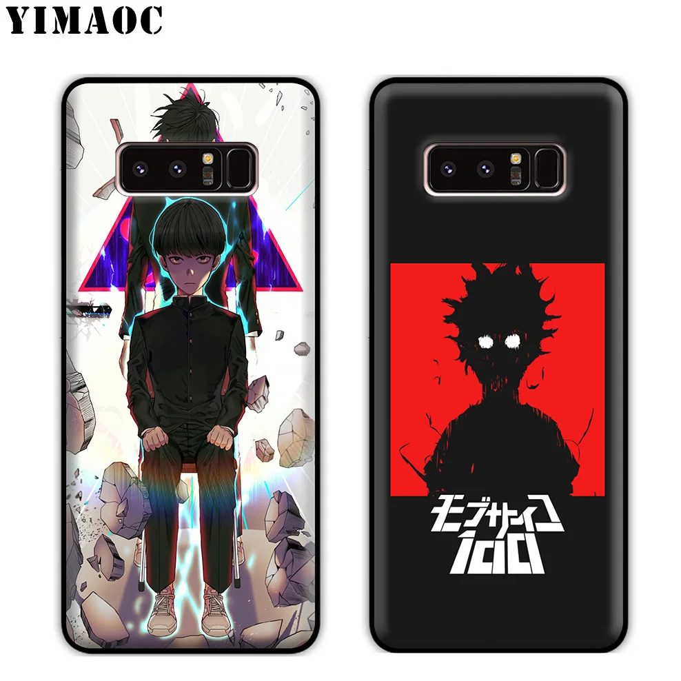 YIMAOC Mob Psycho (милый чудак 100 Мягкий силиконовый чехол для телефона samsung Galaxy Note 10 плюс 9