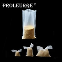 hot sale 20 pcslot pva bags fishing tackle in water for coarse boilie bait 16 12cm lake carp fishing peche yr 149