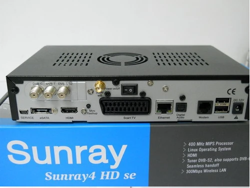 newest Sunray 800HD SE SR4 with Triple tuner Enigma2 Linux DVB-S(S2)/C/T+ 300M WIFI free shipping | Электроника