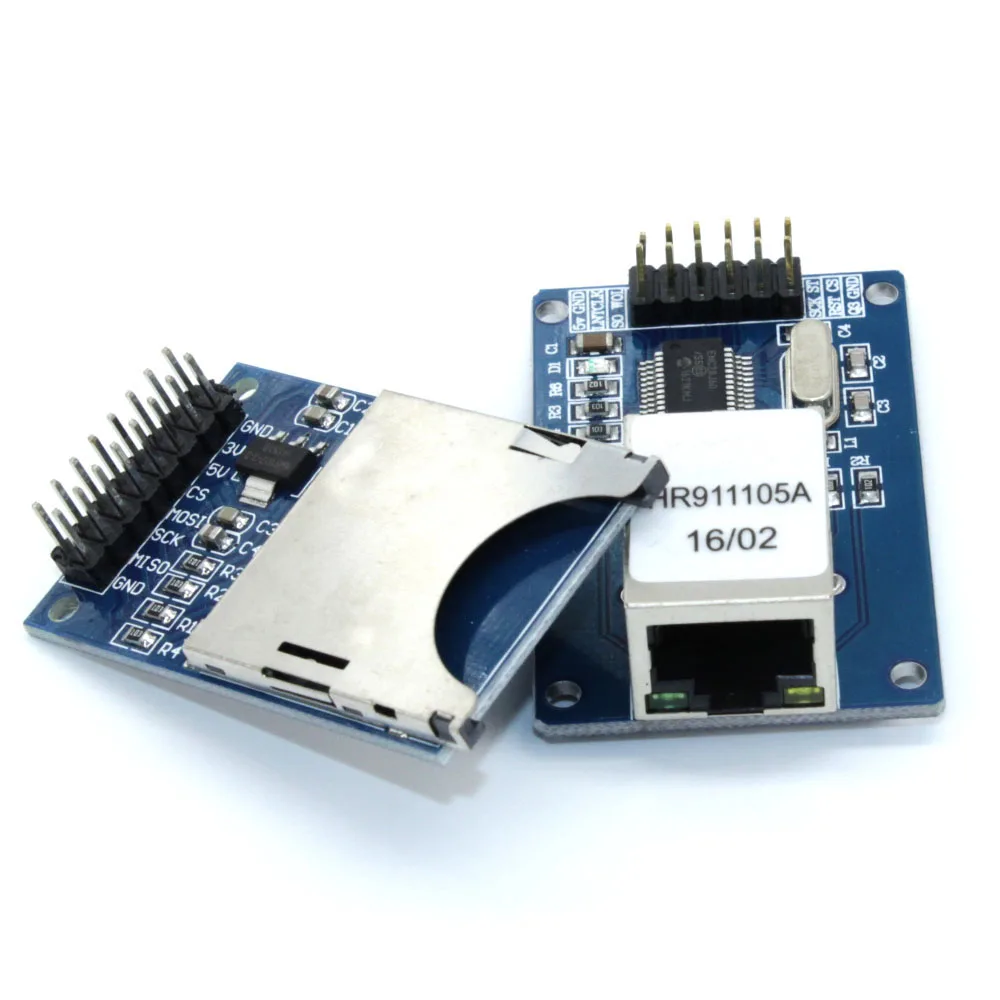 Сетевой модуль ENC28J60 Ethernet LAN схема для Arduino 51 AVR LPC + sd карты слот считыватель гнезд ARM