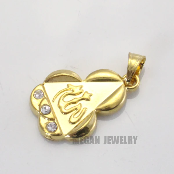 Хрустальный мусульманский Аллах кулон и ожерелье очаровательные ювелирные