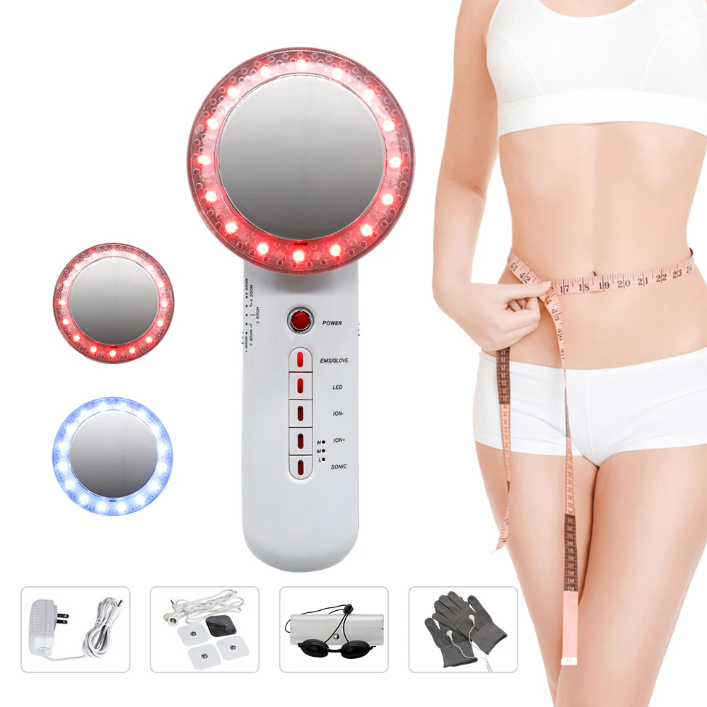 Anti Cellulite Massager Face Lift Ultrasonido Corporal Maigrir Double Chin Wrinkle Slimmer Masseur Masajeador Celulitis Appareil