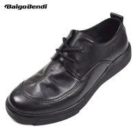 baigobendi us 5 11 hot sale leisure mens genuine leather offic oxfords businesman casual round toe simple daily shoes