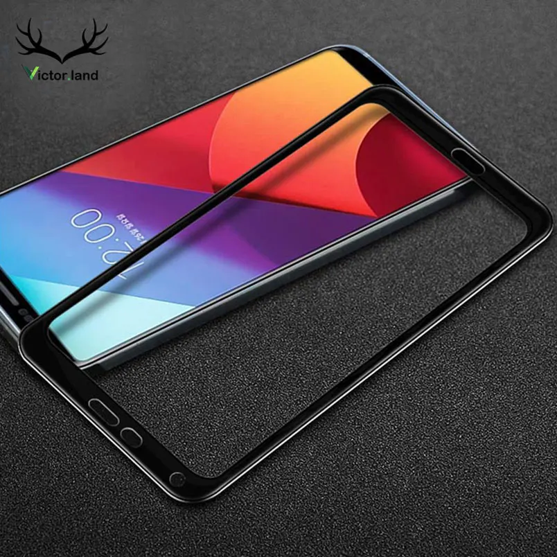 Для LG G6 V30 Plus Q6 V10 G7 ThinQ + G4 G5 V20 K10 2016 2017 полное покрытие Закаленное стекло Защитная