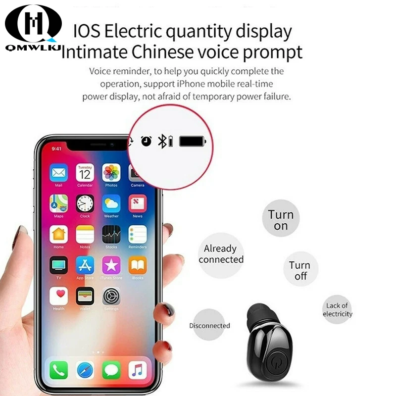 TWS 5D стерео Bluetooth гарнитура 5 0 Mini Twins наушники Беспроводная зарядка коробка 2200mAh