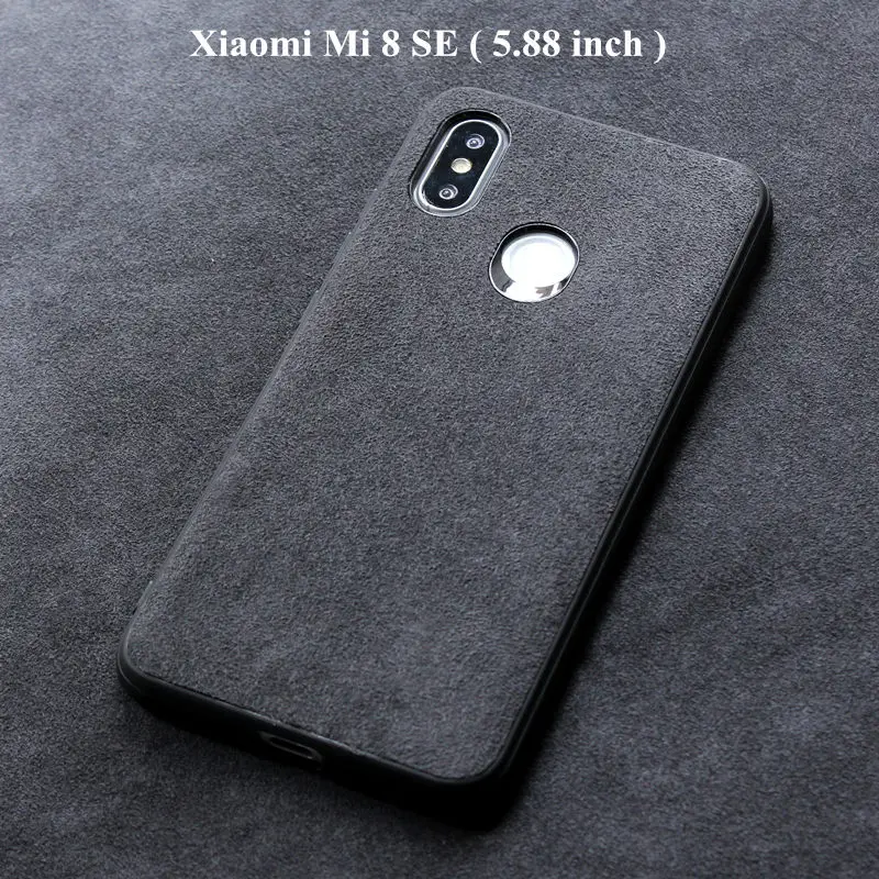 Итальянский замшевый тканевый чехол для Xiaomi mi 8 SE чехол s pre mi um защитный чехол для телефона для mi 8 удобный чехол - Цвет: Mi 8 SE