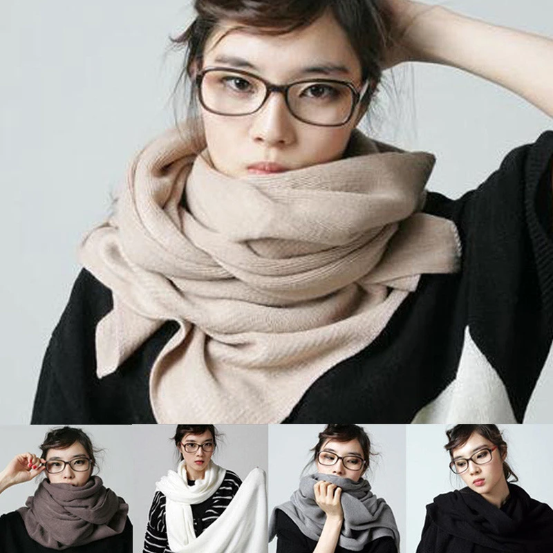 Осень-зима 2016 новинка модная шерстяная смесь для мужчин и женщин шарф шаль хиджаб