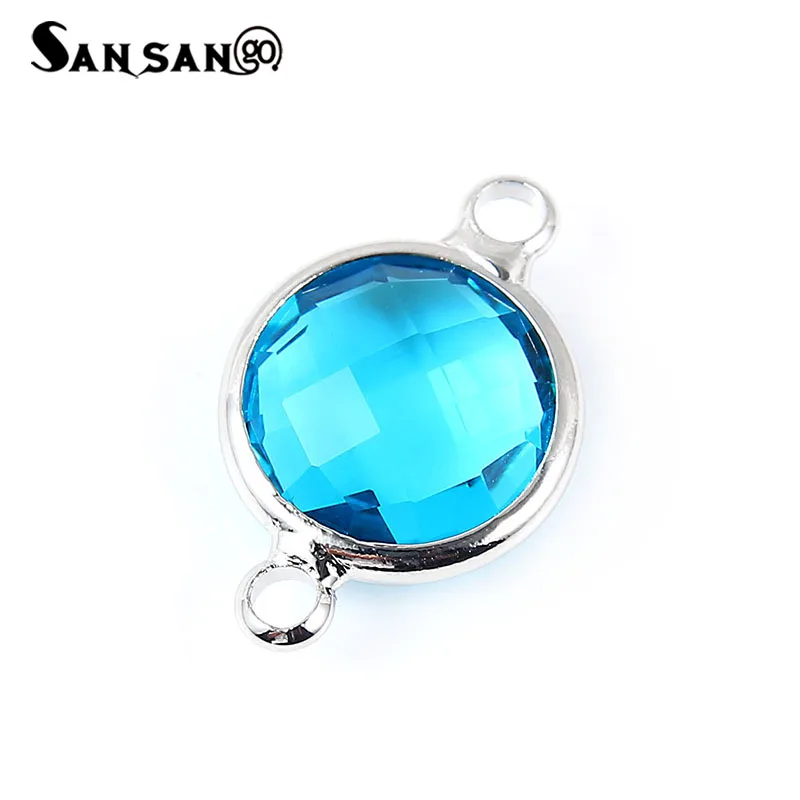 Соединитель Круглый с 2 отверстиями для браслетов и сережек 16 х10 мм 10 шт. |