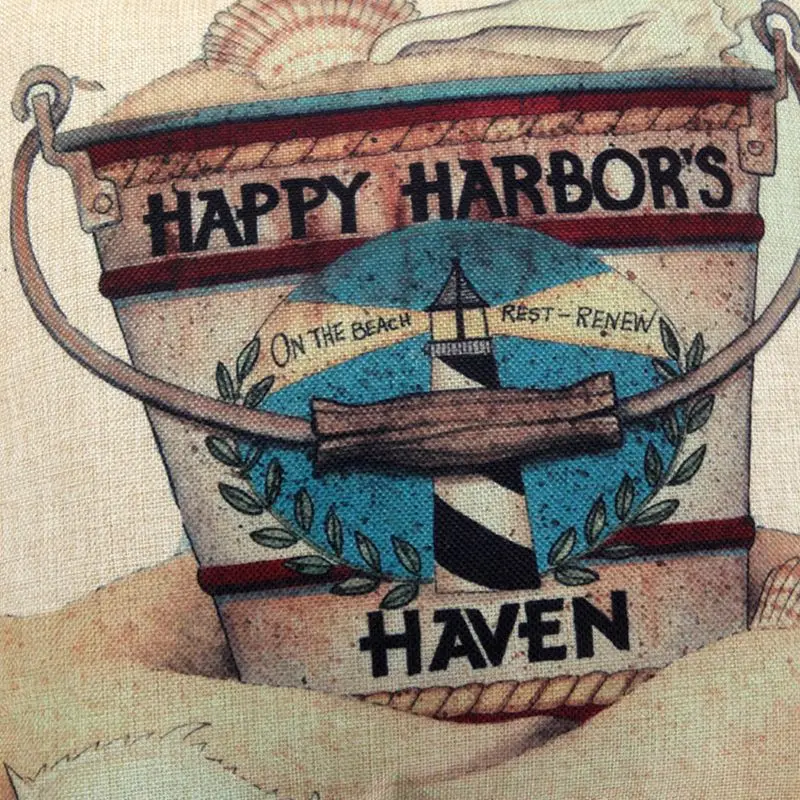 45x45 см одежда для пляжа Стиль Подушка раковина Чехлы Наволочка декоративная