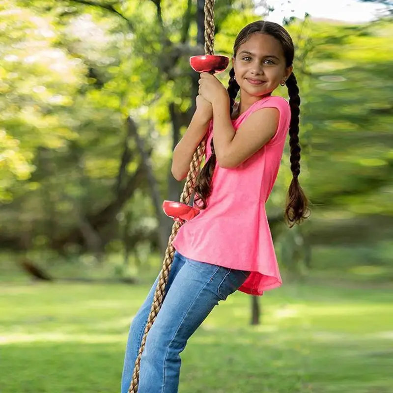 Забавная детская скалолазание качающаяся корзинка диск Скалолазание Веревка для детей детская садовая площадка для двора открытый качели игровое оборудование игрушки