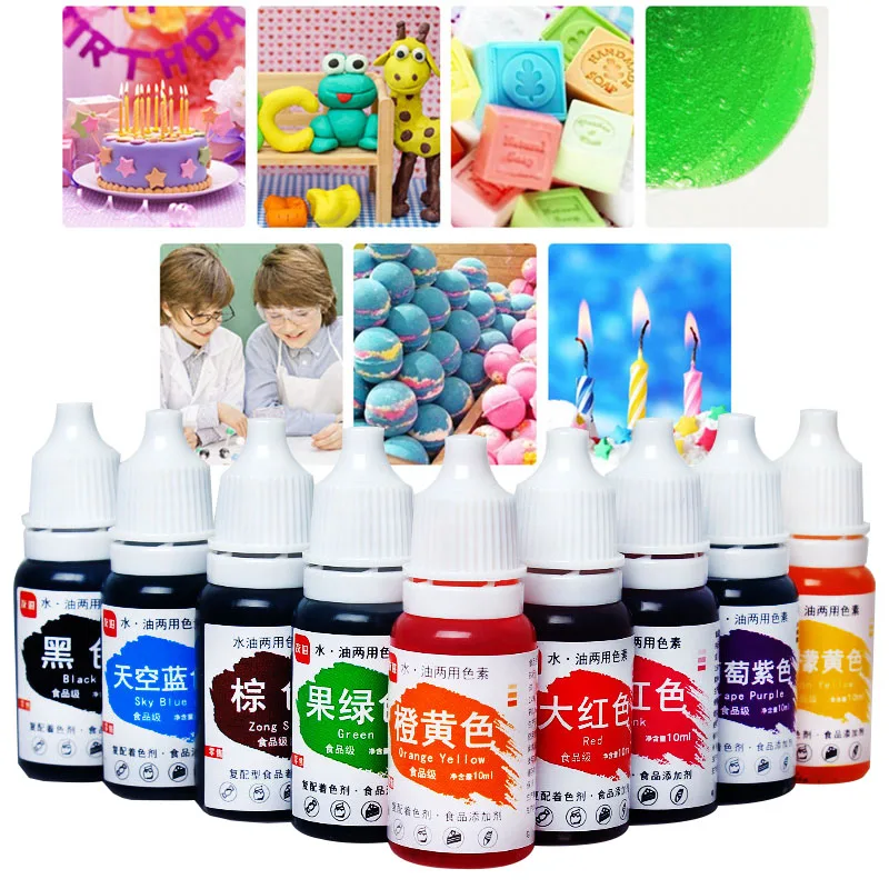 10 мл Многофункциональный съедобный пигмент торт помадный десерт цвет Макарон