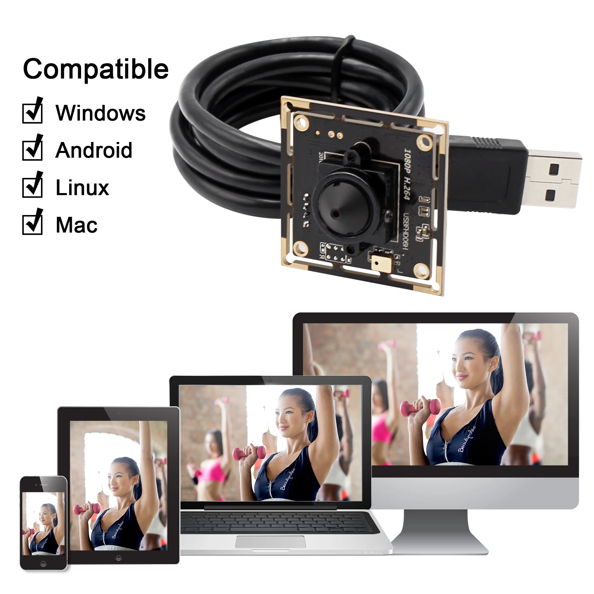 Мини камера видеонаблюдения SONY IMX322 с низким уровнем освещения печатная плата