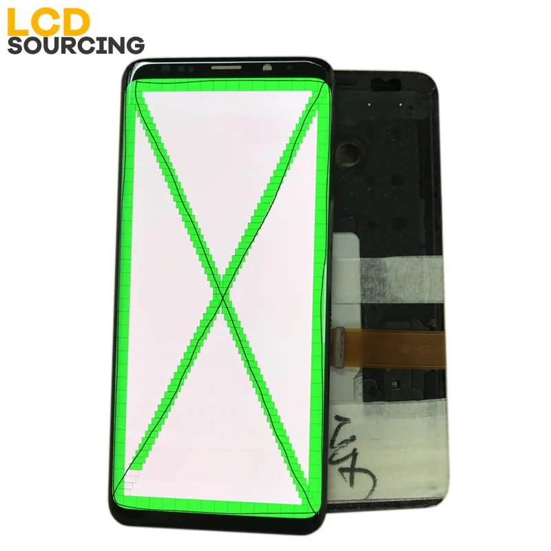 AMOLED Red Burn Shadow для Samsung Galaxy S9 ЖК-дисплей G960f PLUS дисплей G965 сенсорный экран дигитайзер