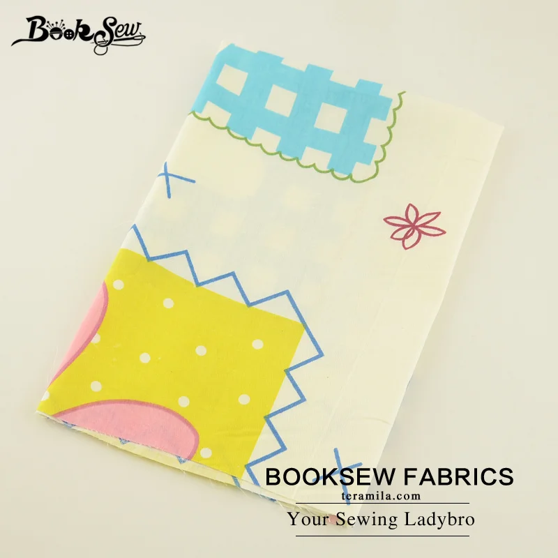 Домашний текстиль booksew хлопковая саржевая ткань цветочный дизайн мягкая