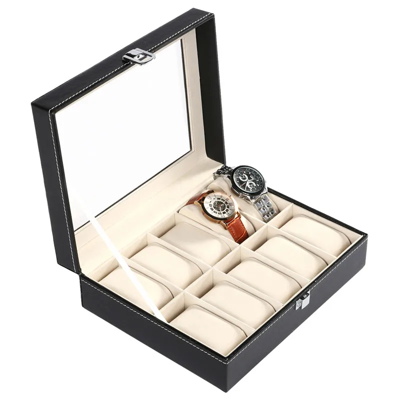Часы Fanala Box 10/20/24 Сетка PU кожаный держатель для наручных часов Caja Reloj органайзер