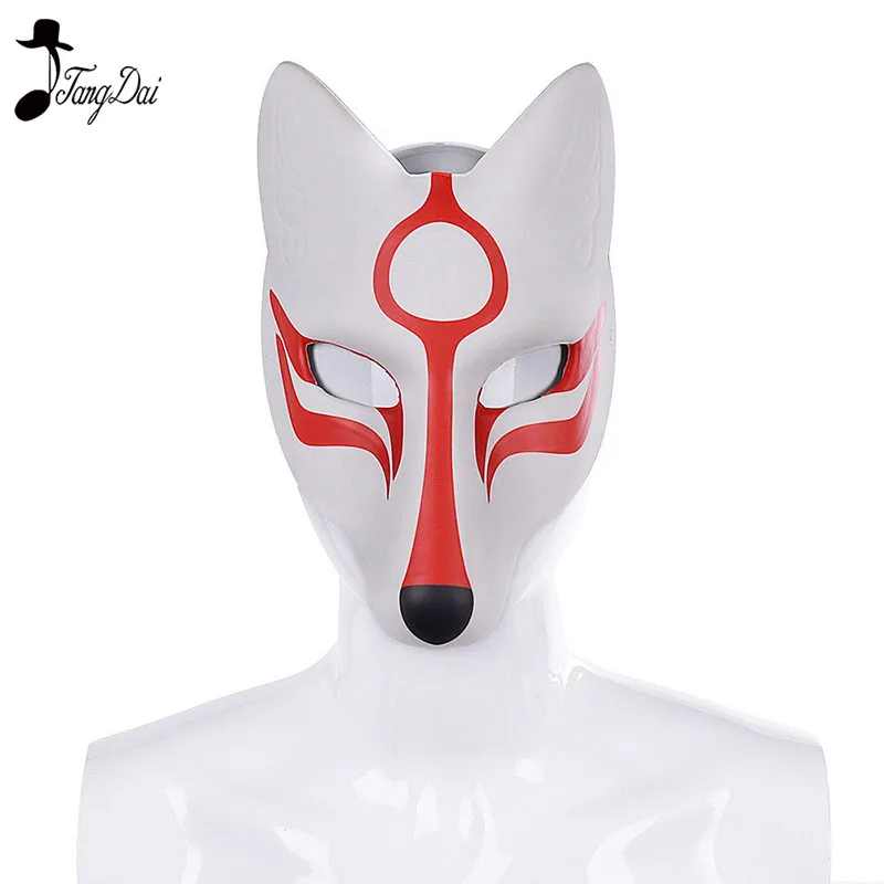 Карнавальная маскарадная аниме косплей животные фотообои белая японская