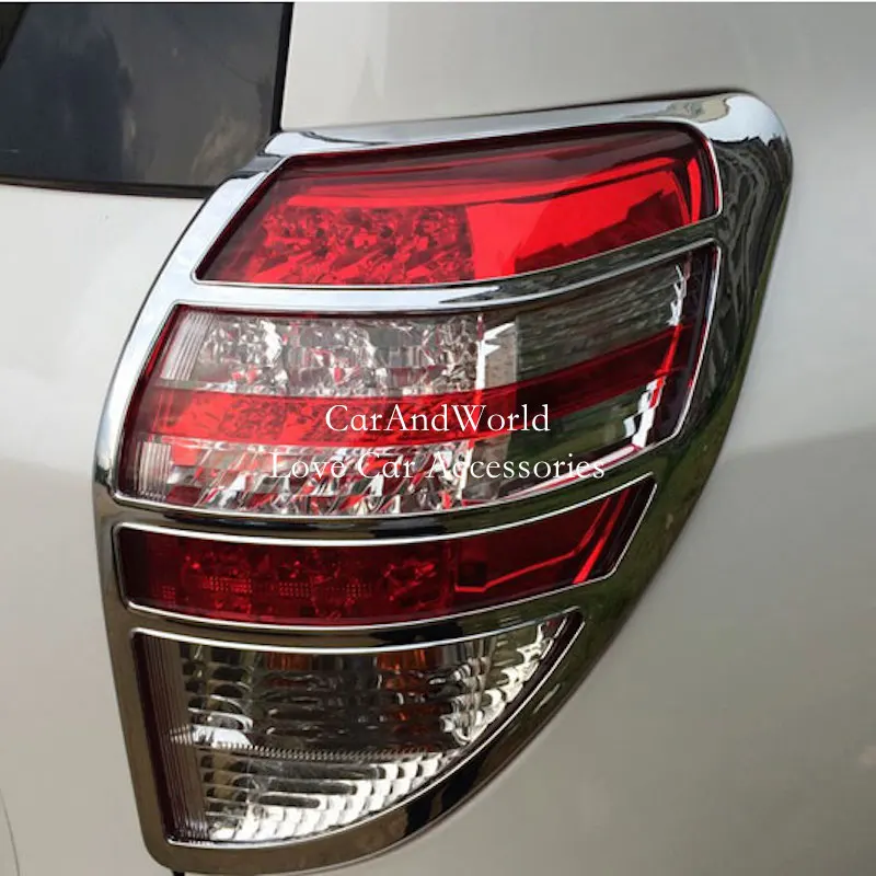 Задние фары для Toyota RAV4 2008-2012 задние хромированные наклейки из АБС-пластика