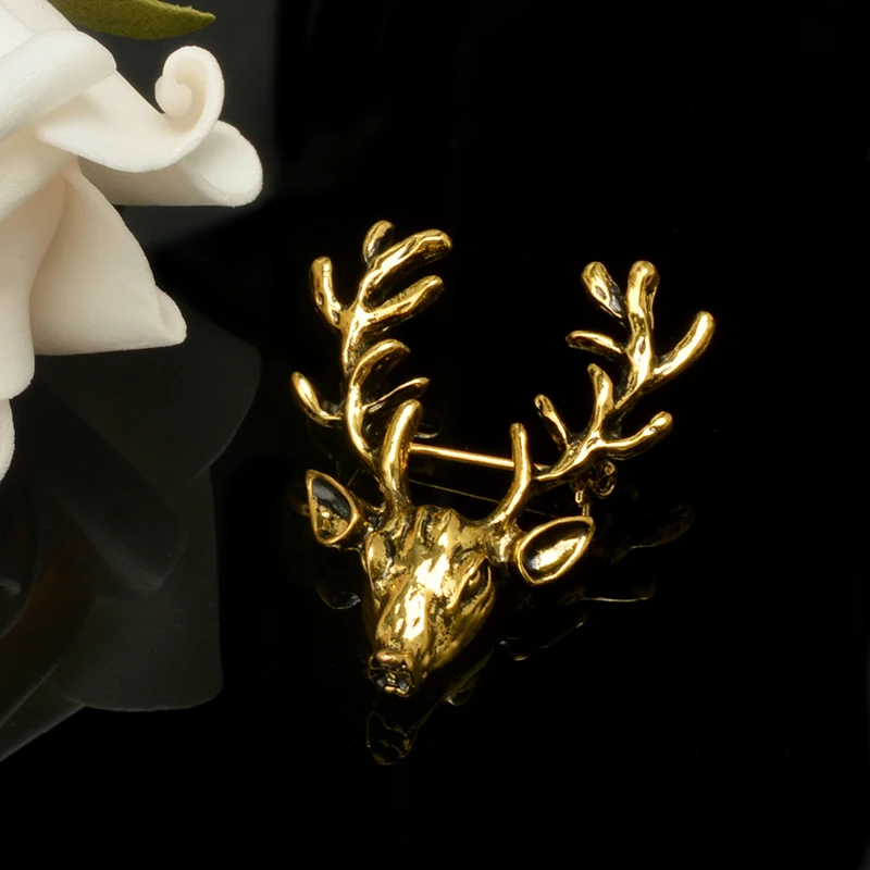 MZC новинка дизайнерская Золотая бриллиантовая брошь для женщин и мужчин в