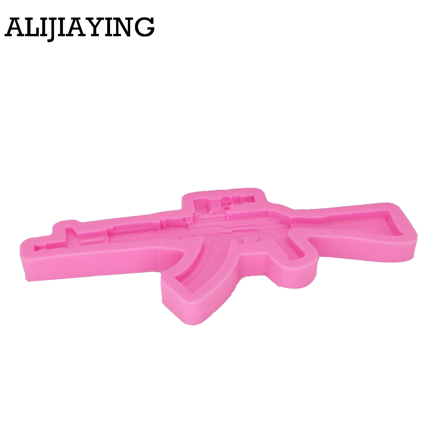 M1022 в форме оружия 3D шоколадные формы DIY автомата для выпечки тортов с помадной начинкой декоративная форма силиконовые кухонные формы для выпечки Посуда