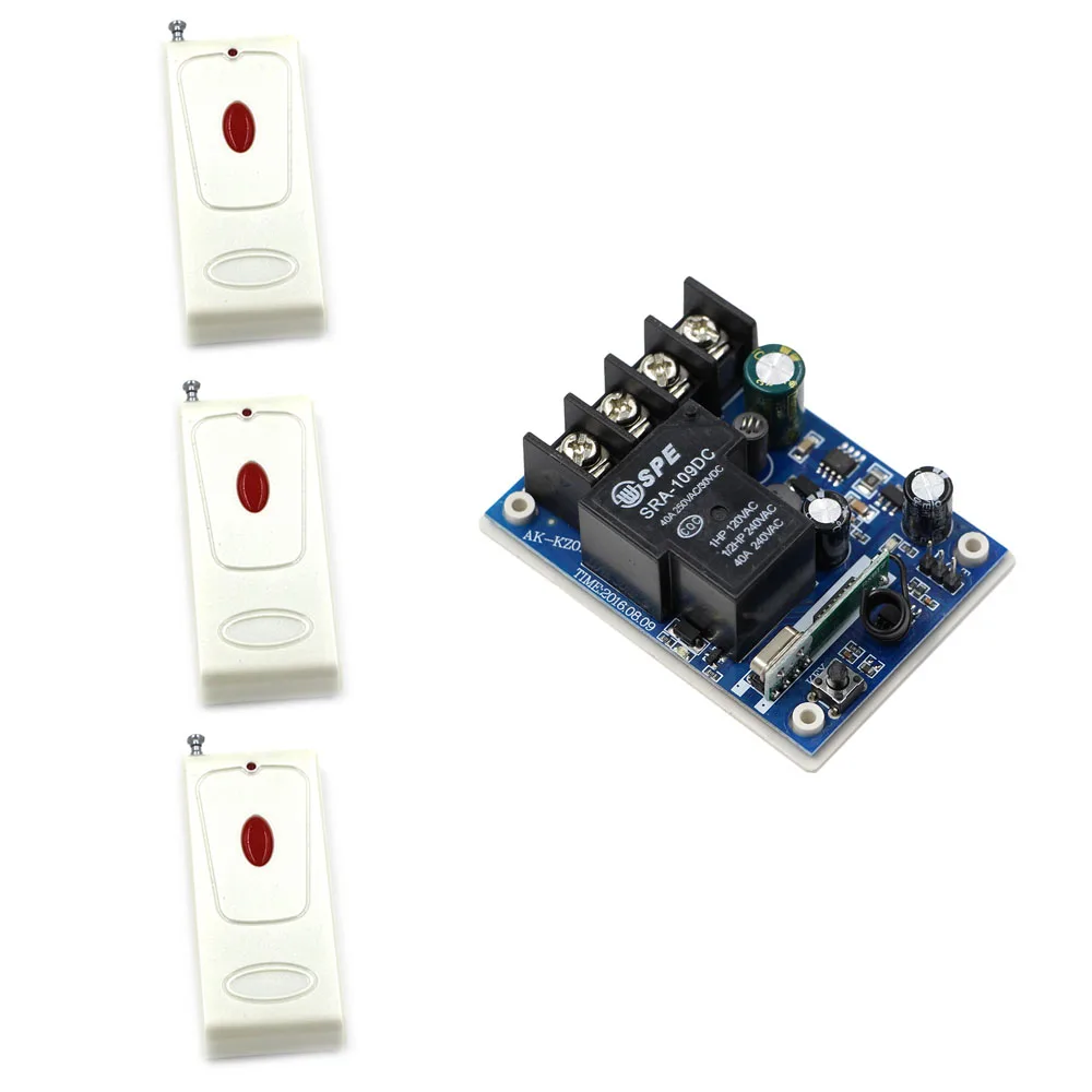 DC 12V 24V 36V 48V беспроводной пульт дистанционного управления переключатель радио 1Ch