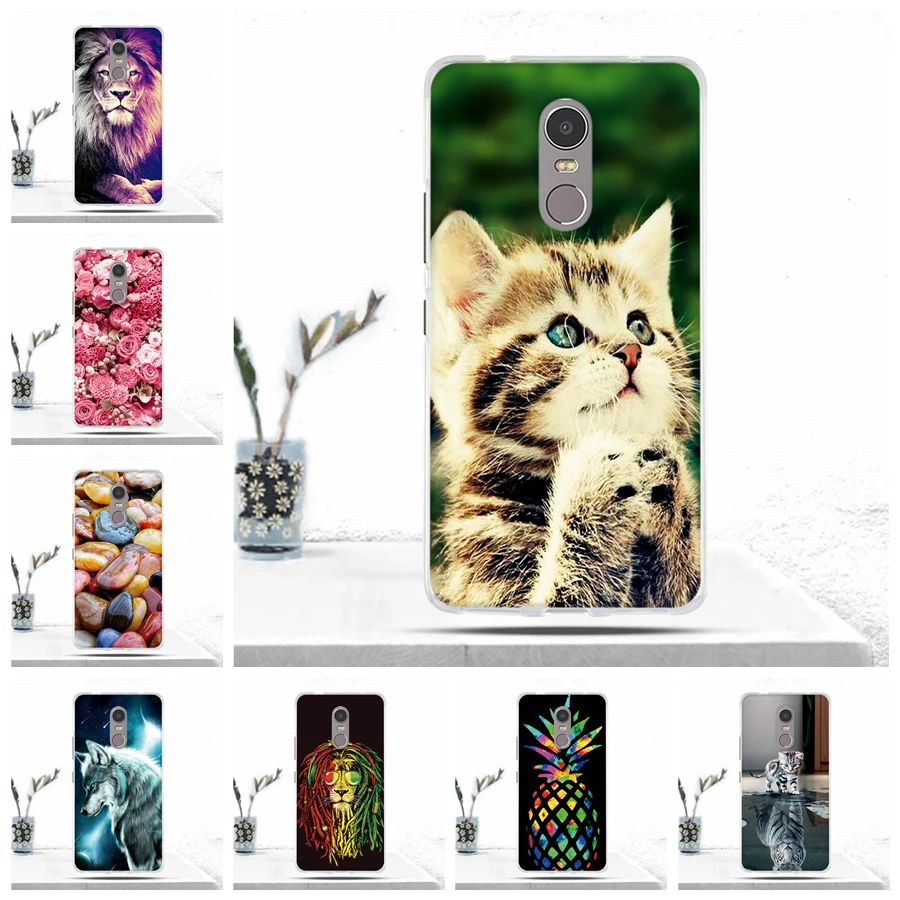 Чехол для Lenovo K6 Note мягкий силиконовый чехол из ТПУ телефона крутая задняя крышка