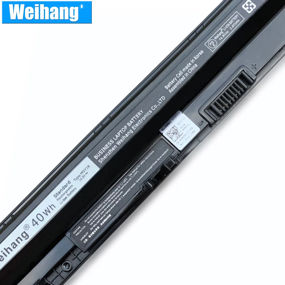 Аккумулятор K185W M5Y1K 40 Вт · ч 2800 мА для DELL Vostro 3451 3458 3551 V3458 V3451 N3558 N5558 WKRJ2 GXVJ3 |
