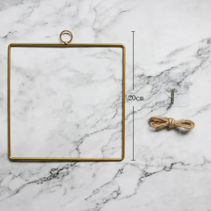 3D Настенный Держатель для цветов Подарочная веревка и hookMetal в скандинавском