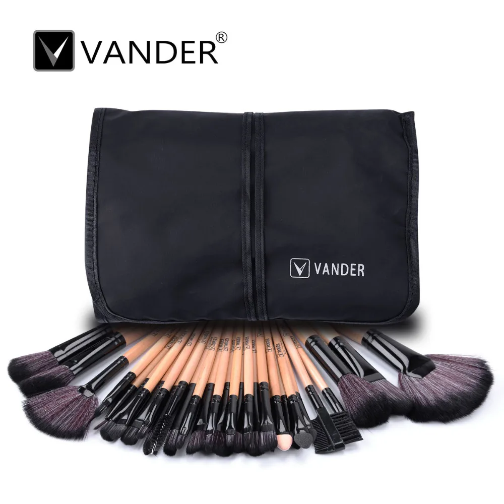 Профессиональный набор кисточек для макияжа Vander 32 шт. тональный порошок