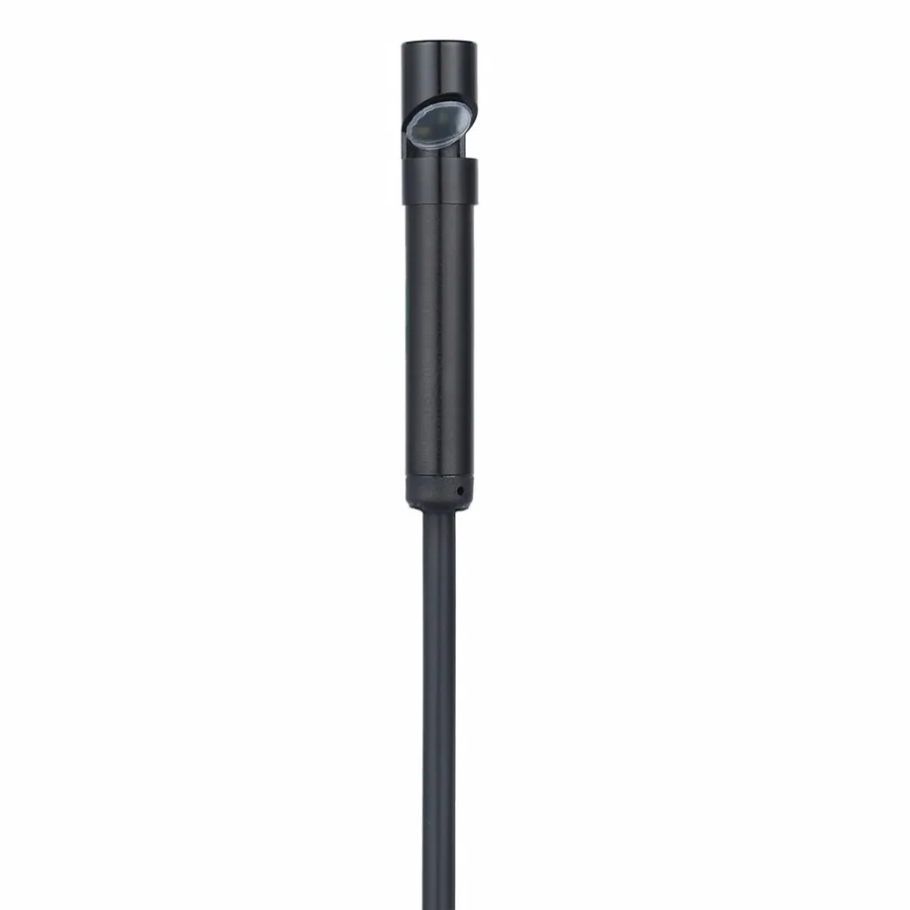 Черный 720P HD 6LED 1 м/7 мм объектив эндоскопа камера водонепроницаемый инспекционный бороскоп для Android PC телефон и устройство для ноутбука