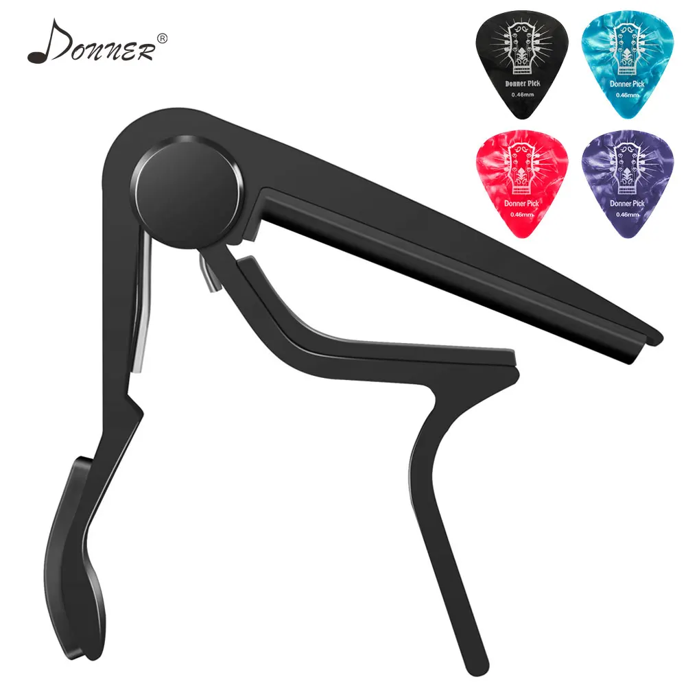 Donner Guitar Capo + 4 пускового триггера быстрое изменение зажим Capos электрическая