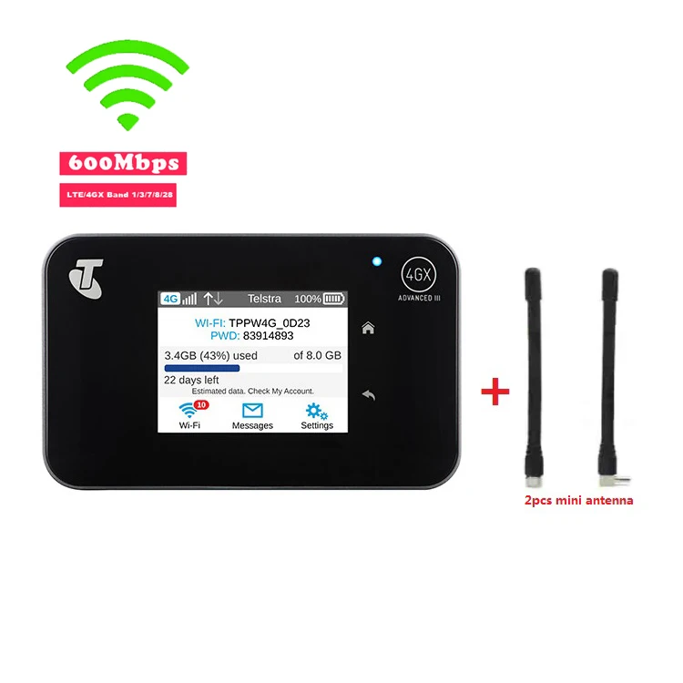 Оригинальная разблокированная Aircard AC810S 810S Cat11 600 Мбит/с 4GX Advanced III 4G LTE Мобильная