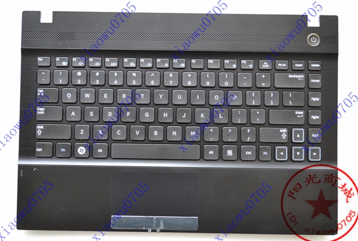 США новая клавиатура для ноутбука с тачпадом palmtrest для samsung NP200A4B NP205A4Y 200A4Y NP300 1" NP300V4A 305V4A