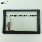 10,1 дюйма для планшетного ПК Acer Iconia Tab 10 A3-A40, сенсорный экран, дигитайзер, стеклянная панель с синей рамкой, модель замены: A6002