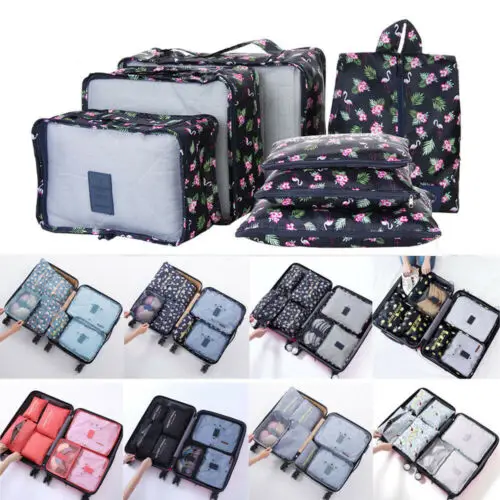 7 шт. сумка Органайзер для путешествий тканевая Портативная Коробка хранения