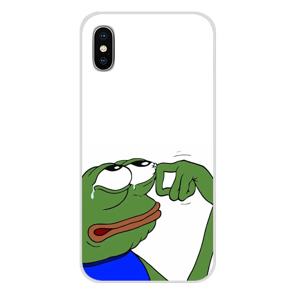 For HTC One U11 U12 X9 M7 M8 A9 M9 M10 E9 Plus Desire 630 530 626 628 816 820 830 Memes Sad Frog Accessories Phone Shell Covers | Мобильные