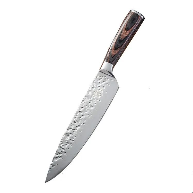 8inch DAOMAOCHEN кухонные ножи нарезки ножей 7 дюймов высокого качества стали шеф-повара японский нож цвет деревянной ручкой кухонная утварь - Цвет: 8inch