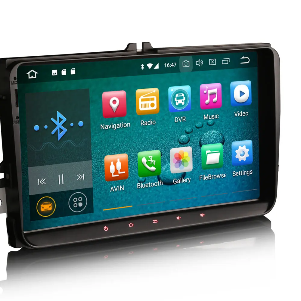 9 "Android 0 OS Автомобильная Мультимедийная навигация GPS радио для Volkswagen Vento 2009-2015 и